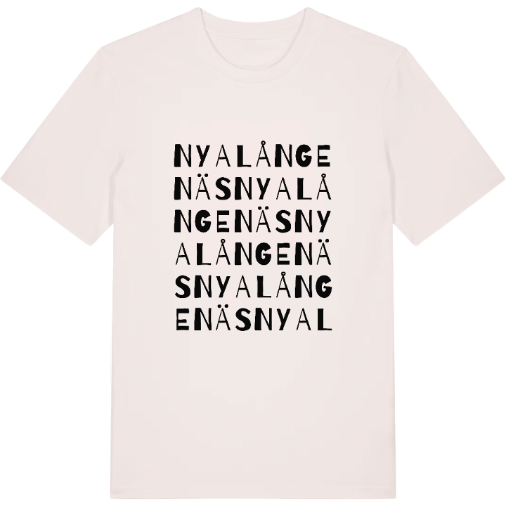Nya Långenäs ordlek t-shirt – t-shirt från PinShirt