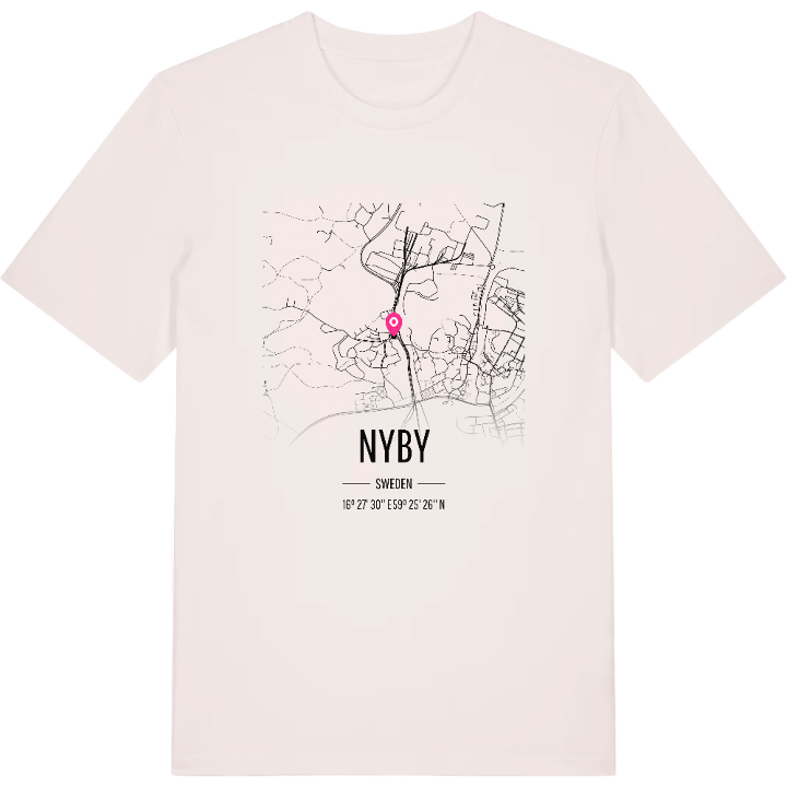 Nyby karta t-shirt – t-shirt från PinShirt
