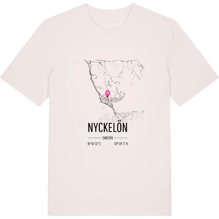 Nyckelön karta t-shirt – t-shirt från PinShirt
