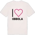 Jag älskar Obbola t-shirt stort tryck