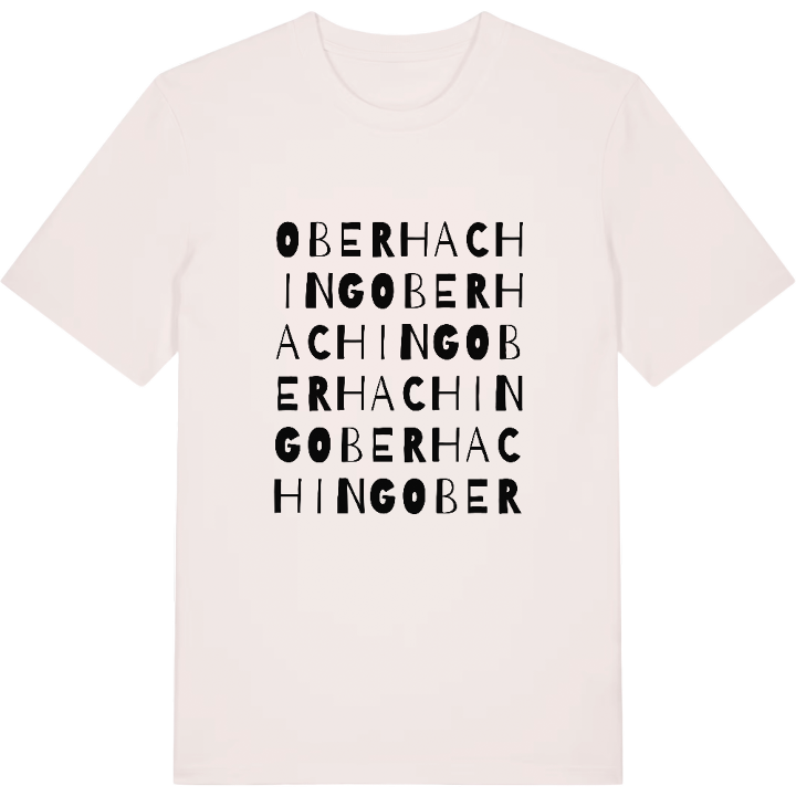 Oberhaching ordlek t-shirt – t-shirt från PinShirt