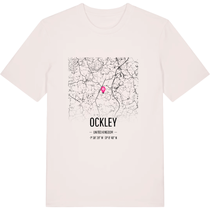 Ockley karta t-shirt – t-shirt från PinShirt