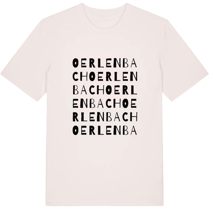 Oerlenbach ordlek t-shirt – t-shirt från PinShirt