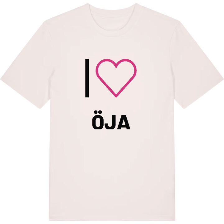 Jag älskar Öja t-shirt stort tryck – t-shirt från PinShirt