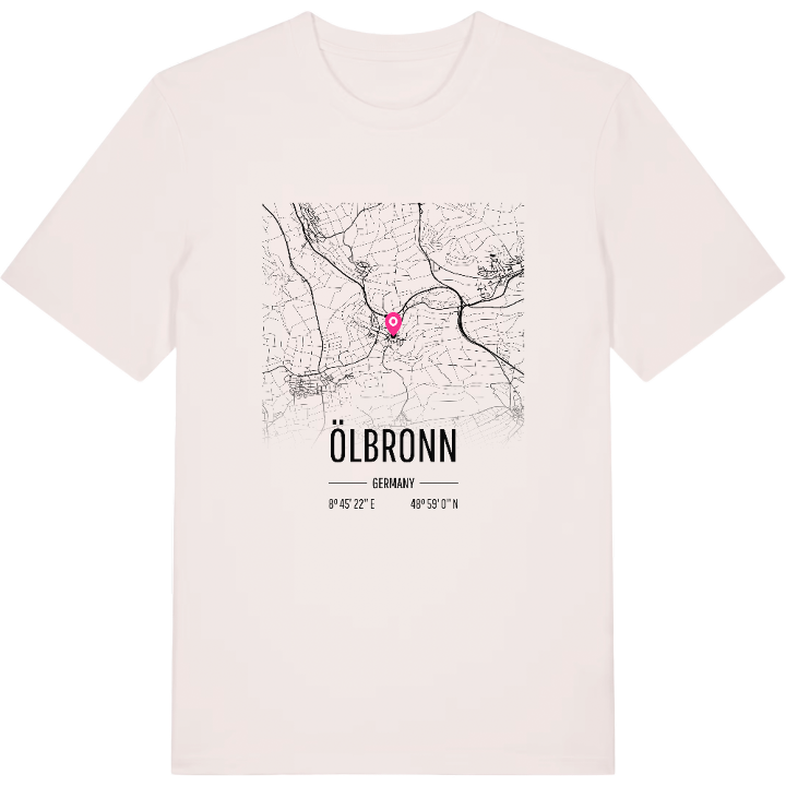 Ölbronn karta t-shirt – t-shirt från PinShirt