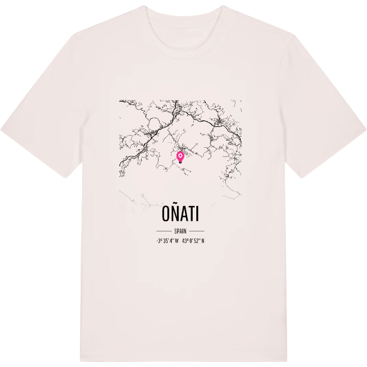 Oñati karta t-shirt – t-shirt från PinShirt