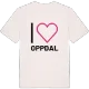 Jag älskar Oppdal t-shirt stort tryck