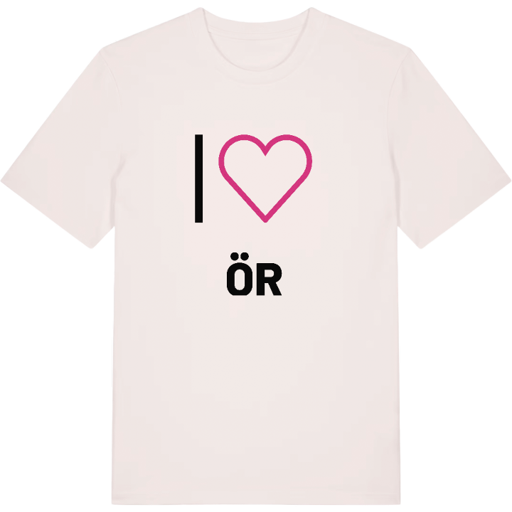 Jag älskar Ör t-shirt stort tryck – t-shirt från PinShirt