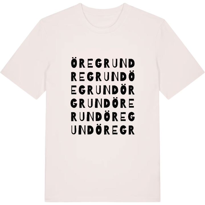Öregrund ordlek t-shirt – t-shirt från PinShirt