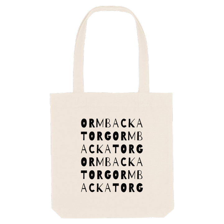 Ormbacka torg ordlek tygkasse – tygkasse från PinShirt