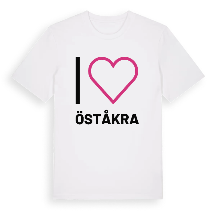 Jag älskar Öståkra t-shirt stort tryck – t-shirt från PinShirt