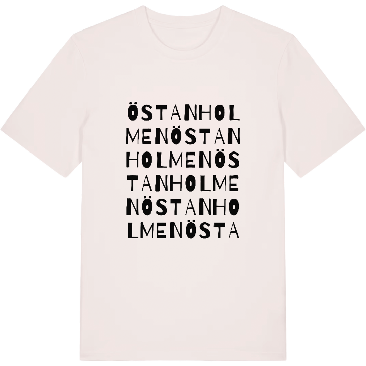 Östanholmen ordlek t-shirt – t-shirt från PinShirt