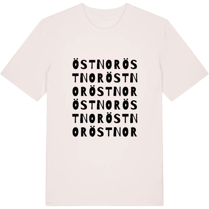 Östnor ordlek t-shirt – t-shirt från PinShirt