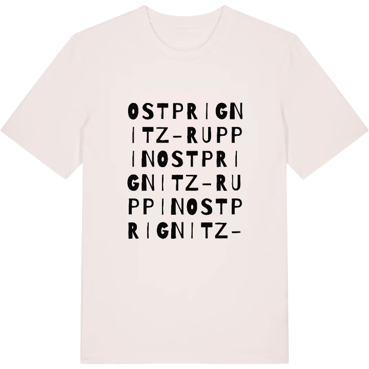 Ostprignitz-Ruppin ordlek t-shirt – t-shirt från PinShirt