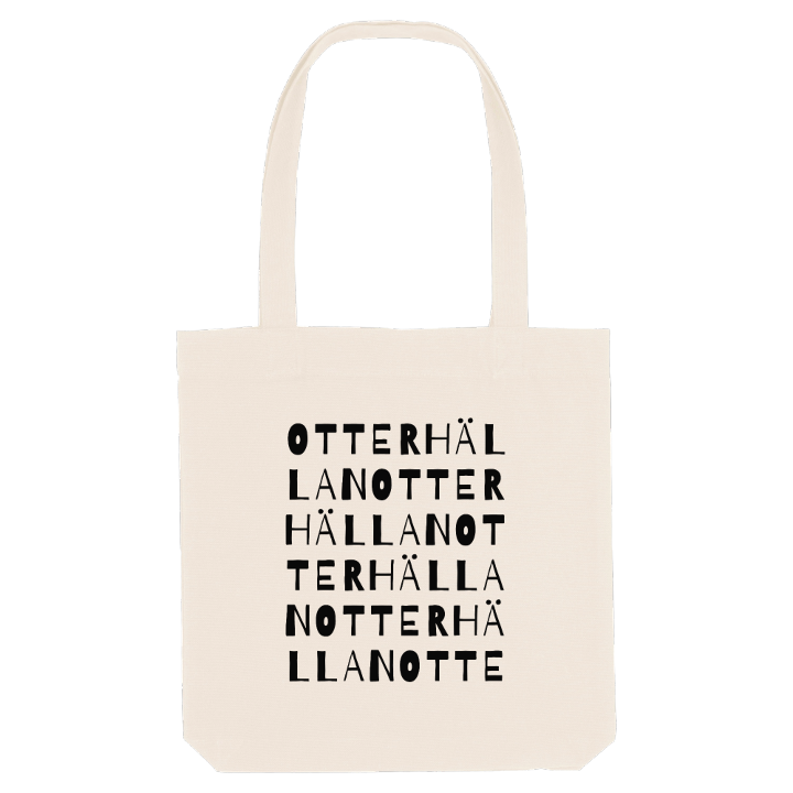 Otterhällan ordlek tygkasse – tygkasse från PinShirt