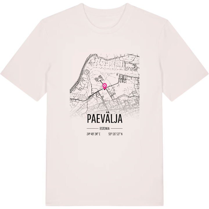 Paevälja karta t-shirt – t-shirt från PinShirt