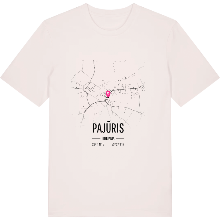 Pajūris karta t-shirt – t-shirt från PinShirt
