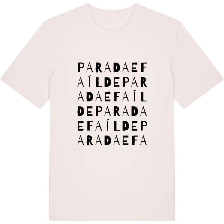 Parada e Faílde ordlek t-shirt – t-shirt från PinShirt