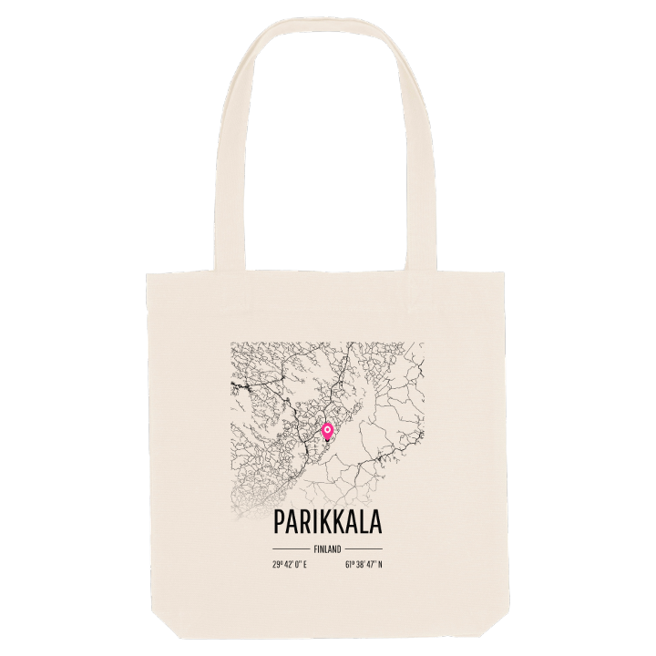 Parikkala karta tygkasse – tygkasse från PinShirt