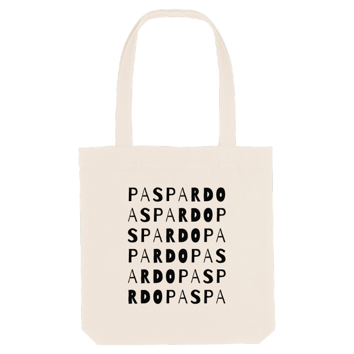 Paspardo ordlek tygkasse – tygkasse från PinShirt