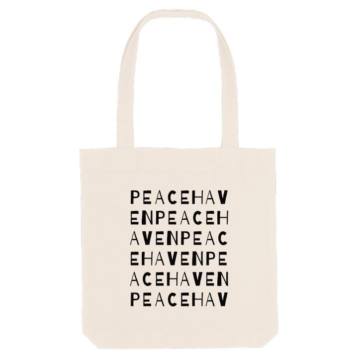 Peacehaven ordlek tygkasse – tygkasse från PinShirt