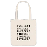Peckleton ordlek tygkasse