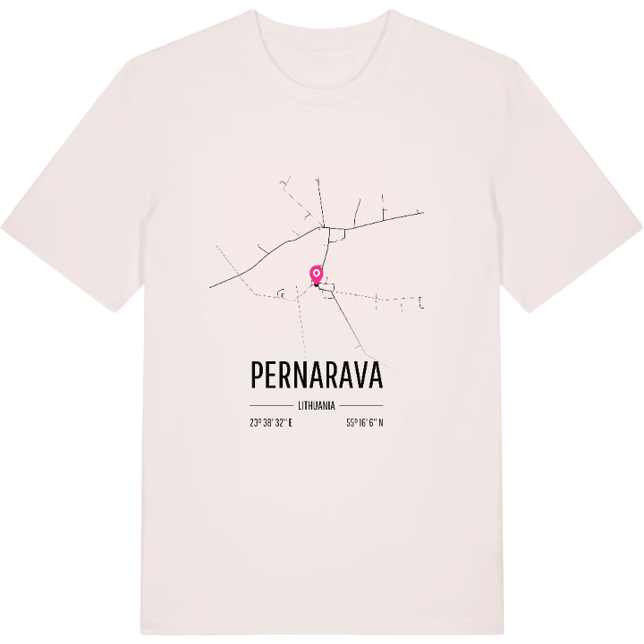 Pernarava karta t-shirt – t-shirt från PinShirt