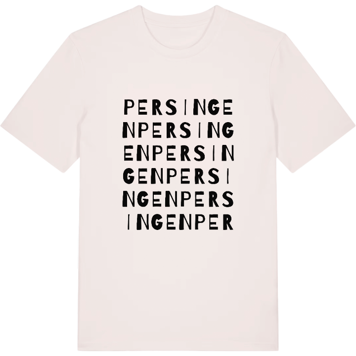 Persingen ordlek t-shirt – t-shirt från PinShirt