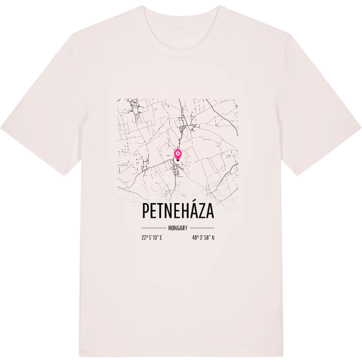 Petneháza karta t-shirt – t-shirt från PinShirt
