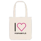 Jag älskar Piispankylä tygkasse stort tryck