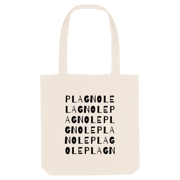 Plagnole ordlek tygkasse – tygkasse från PinShirt