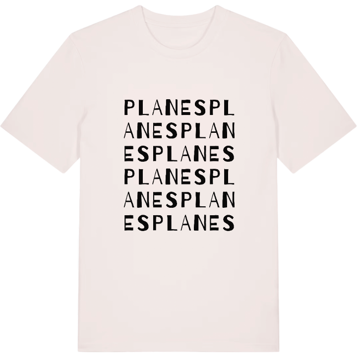 Planes ordlek t-shirt – t-shirt från PinShirt