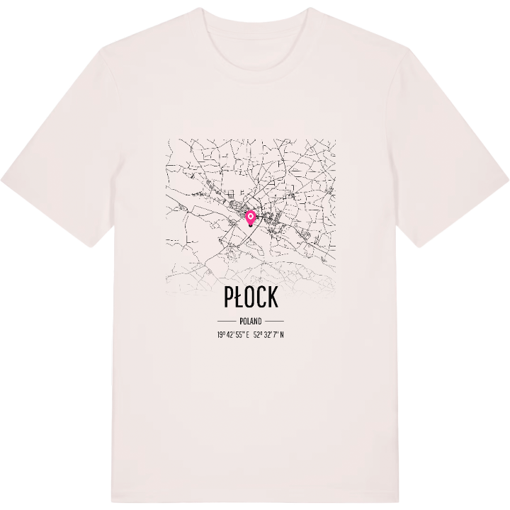 Płock karta t-shirt – t-shirt från PinShirt
