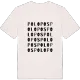 Polopos ordlek t-shirt