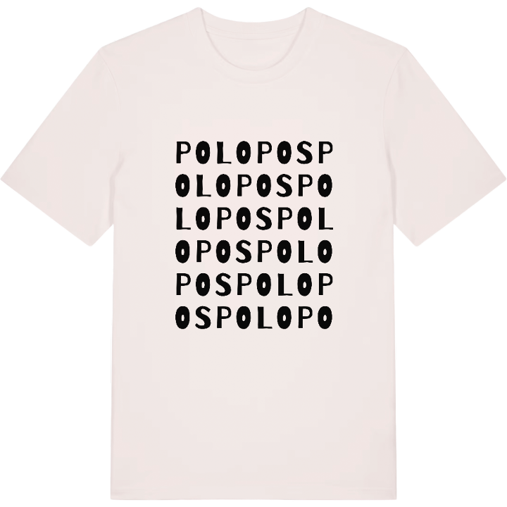 Polopos ordlek t-shirt – t-shirt från PinShirt