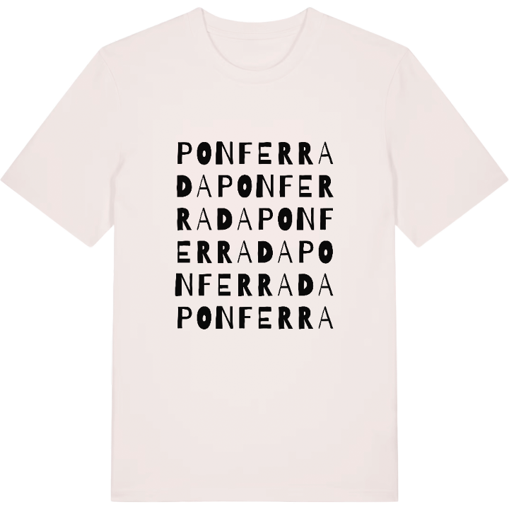 Ponferrada ordlek t-shirt – t-shirt från PinShirt