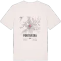 Pontevedra karta t-shirt