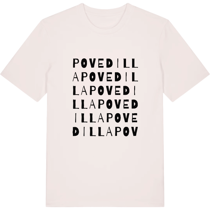 Povedilla ordlek t-shirt – t-shirt från PinShirt
