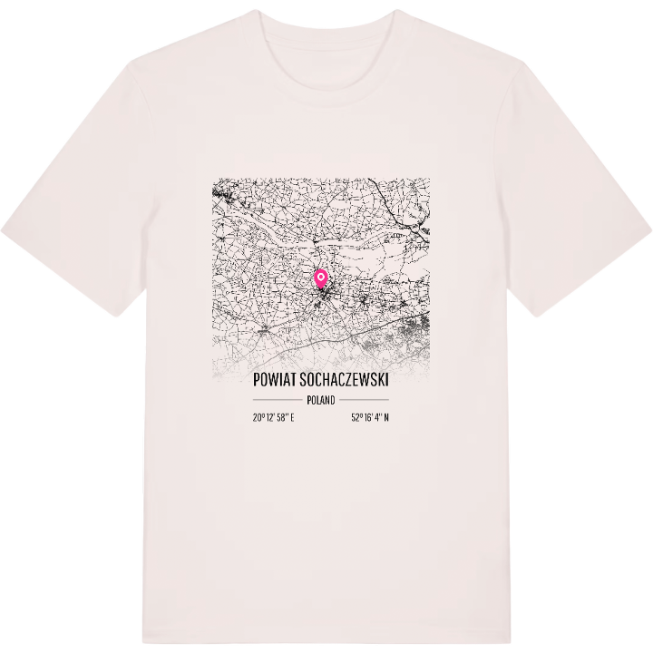 powiat sochaczewski karta t-shirt – t-shirt från PinShirt