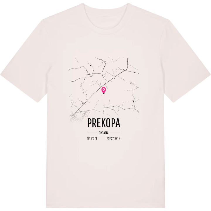 Prekopa karta t-shirt – t-shirt från PinShirt
