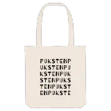 Puksten ordlek tygkasse