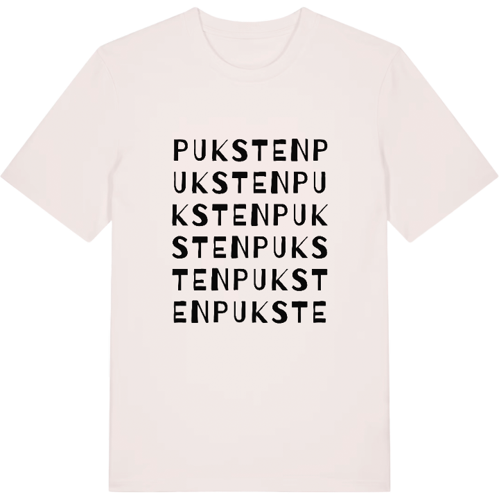 Puksten ordlek t-shirt – t-shirt från PinShirt