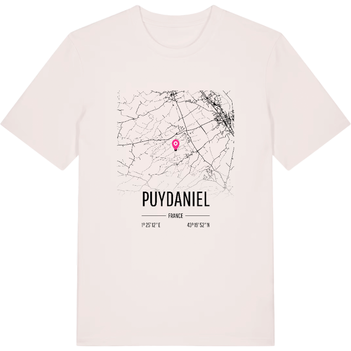 Puydaniel karta t-shirt – t-shirt från PinShirt