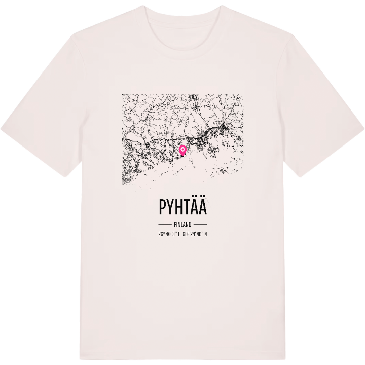 Pyhtää karta t-shirt – t-shirt från PinShirt
