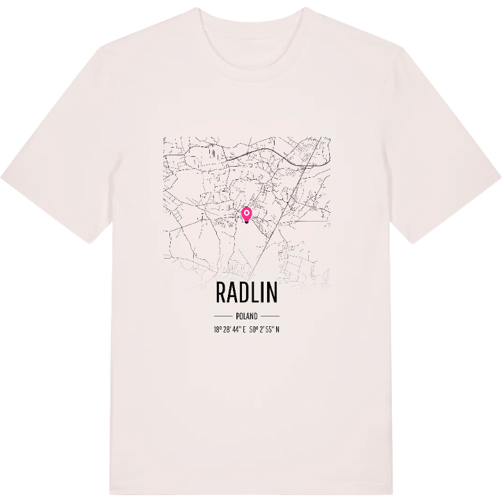 Radlin karta t-shirt – t-shirt från PinShirt