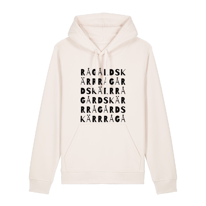Rågårdskärr ordlek hoodie – hoodie från PinShirt