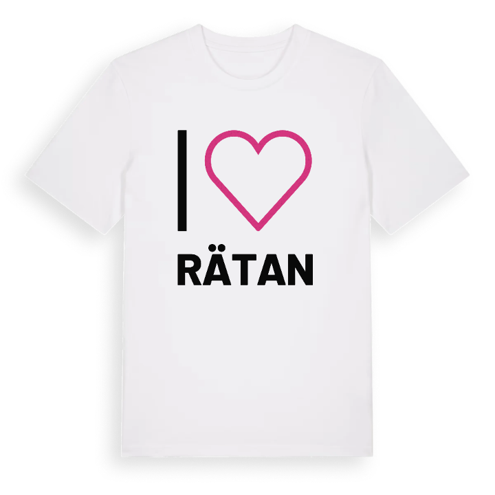 Jag älskar Rätan t-shirt stort tryck – t-shirt från PinShirt