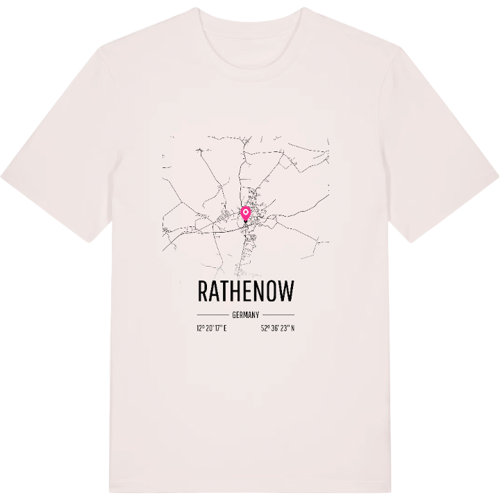 Rathenow karta t-shirt – t-shirt från PinShirt