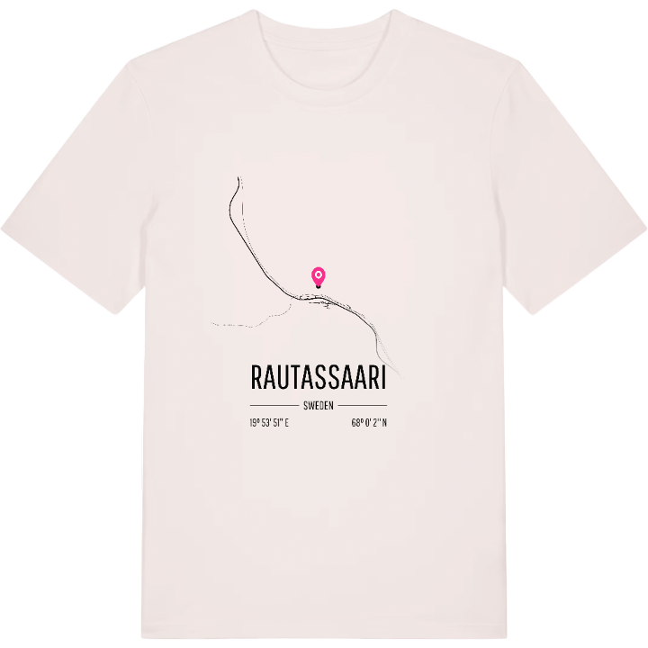 Rautassaari karta t-shirt – t-shirt från PinShirt