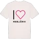 Jag älskar Reisjärvi t-shirt stort tryck